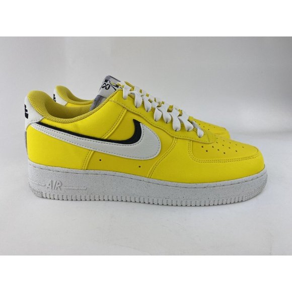 Nike Air Force 1 '07 LV8 '82 Tour Yellow Men's Sneakers Shoes White DO9786-700 - Picture 7 of 12
